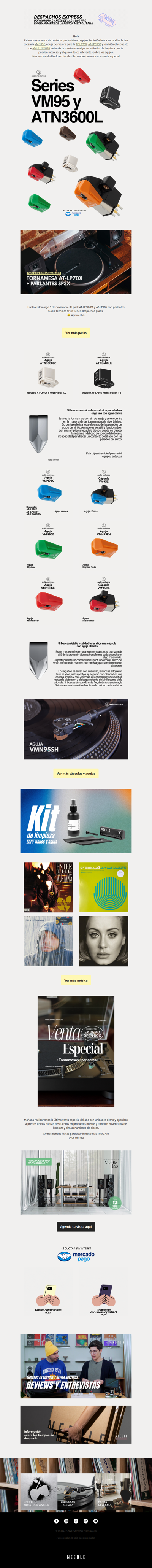 Llegaron las cápsulas y agujas más populares de nuestro catálogo 🙌