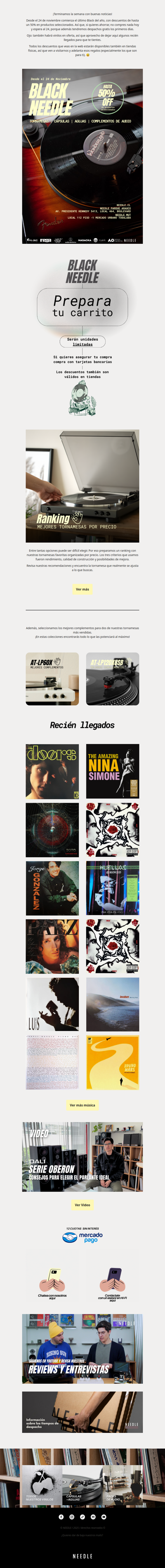 Se viene el Black Needle 👀