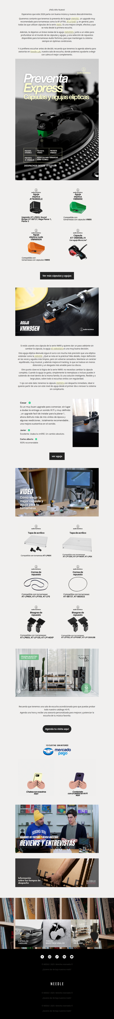 Novedades en cápsulas, agujas y repuestos 🙌