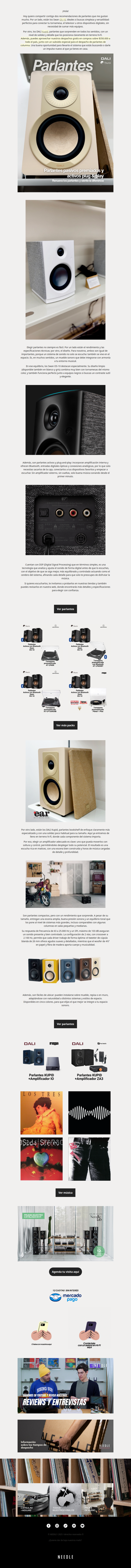 Despachos gratis + parlantes destacados para tu sistema 🙌