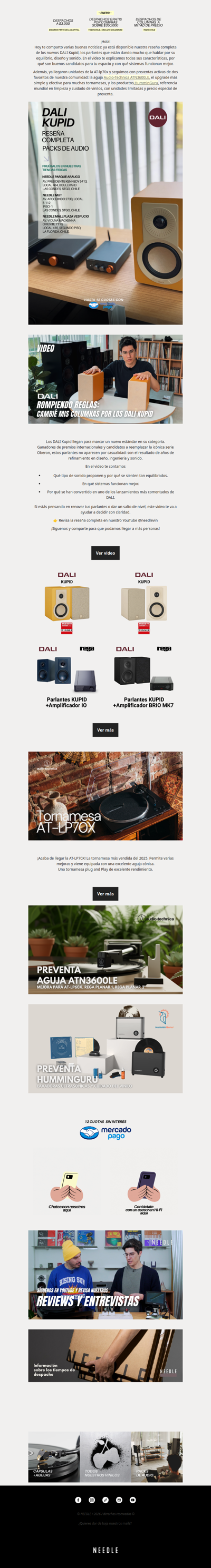 Reseña DALI Kupid + packs 👀 - Reestock AT-LP70X