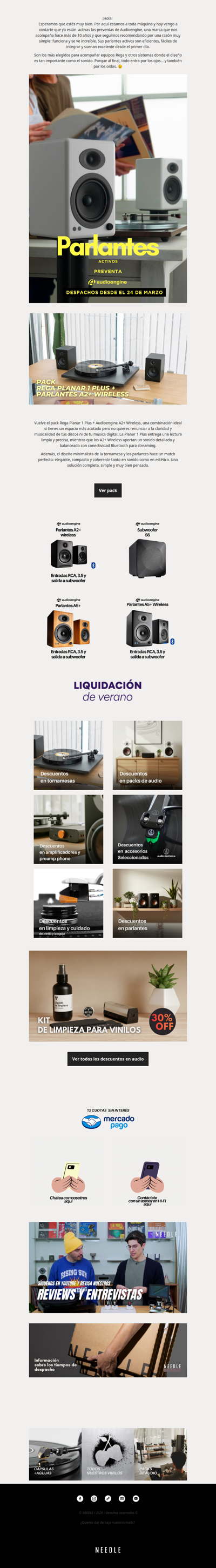 Audioengine está llegando👀