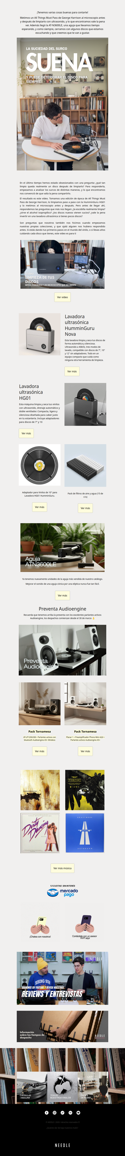 ¿Tu disco favorito está realmente limpio? Spoiler: probablemente no