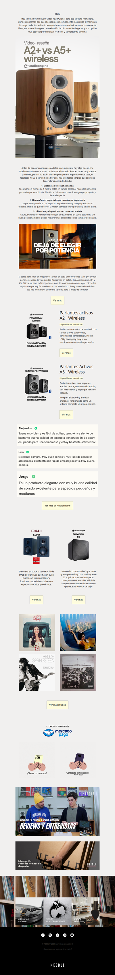 No es el parlante, es el espacio (A2+ vs A5+)  👀