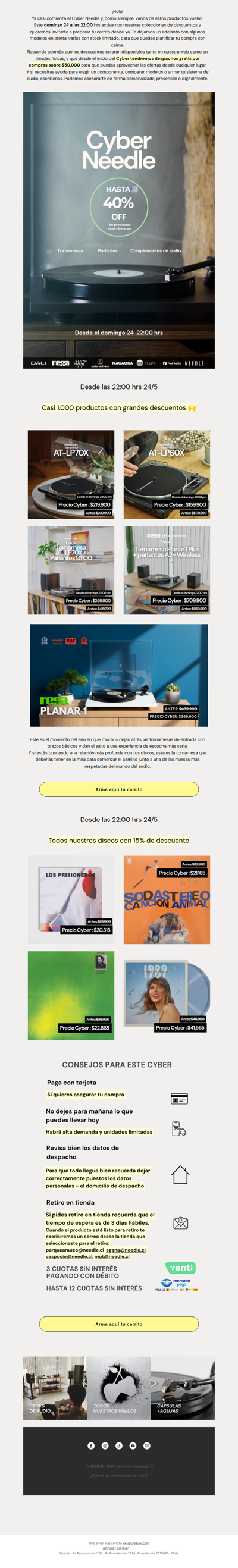 El Cyber Needle está a la vuelta de la esquina 👀