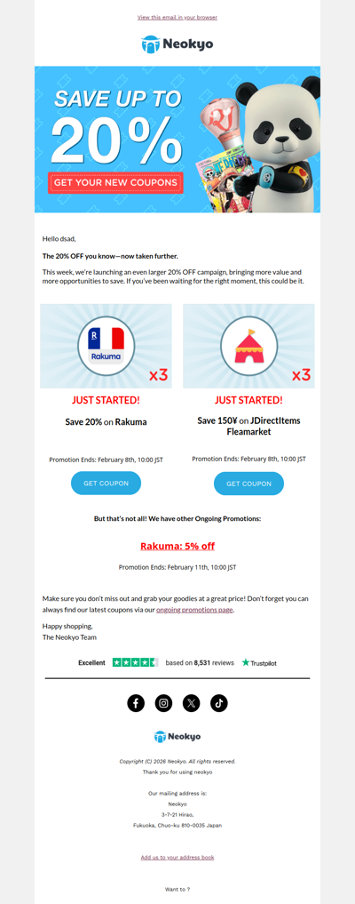 BIG SAVINGS 🔥 Special Coupons for you!