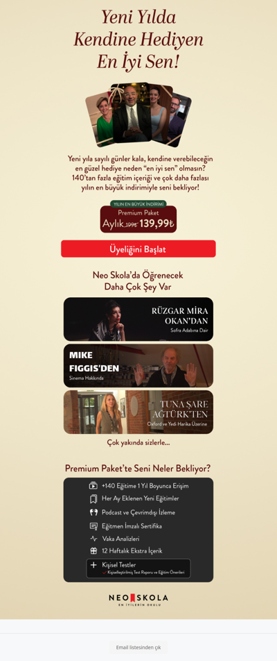 ⏳Yılın En Büyük İndirimi için SON 3 GÜN!