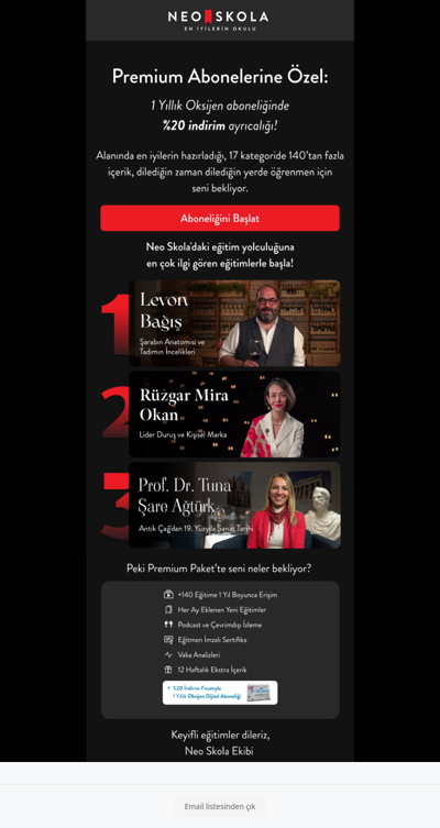 Premium Paket'e özel 1 yıllık dijital oksijen aboneliği indirimli! 🗞️ 🌐