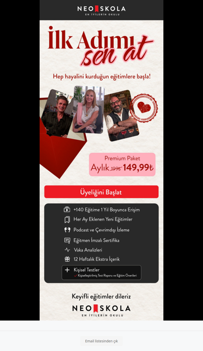 Kendin için ilk adımı atmanın tam zamanı💘