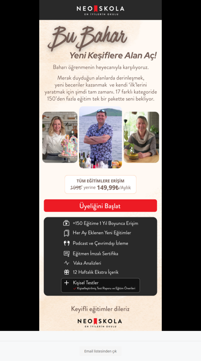 Bahar Fırsatı: Premium Paket şimdi %25 İndirimli 🌱