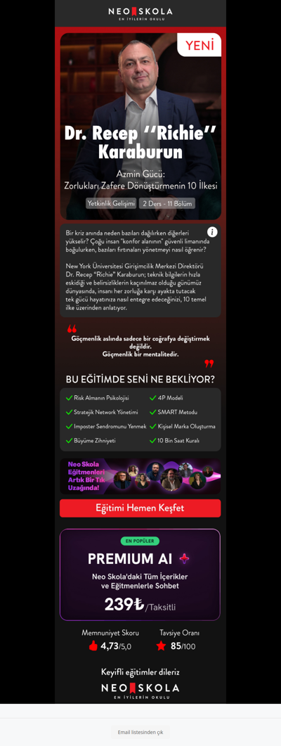Başarılı insanlar aynı mentaliteyi paylaşıyor. O da şu...