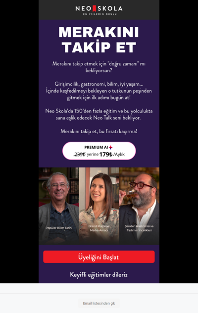 📣 %25 İndirim: Bir merak, her şeyi değiştirebilir!