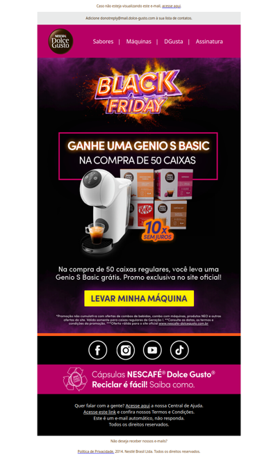 🤩Ganhe 1 máquina na compra de 50 caixas!