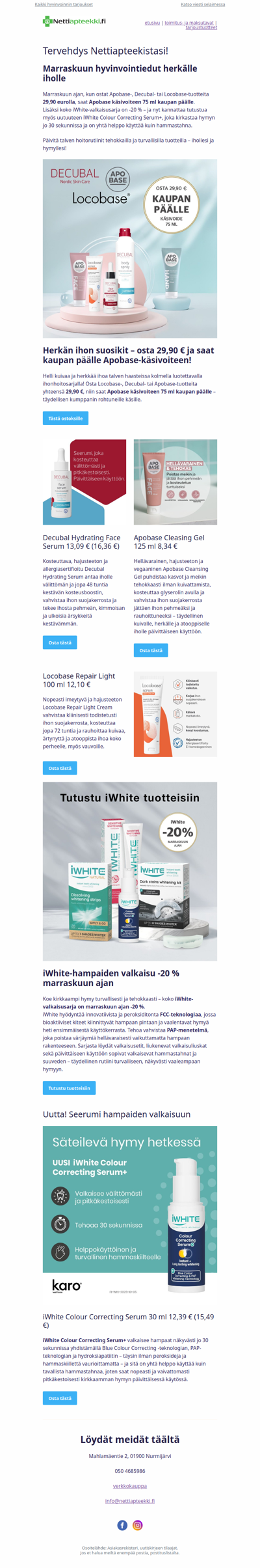 Herkän ihon suosikit – Käsivoide kaupan päälle