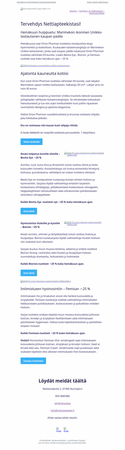 Heinäkuun huippuetu: Marimekon ikoninen Unikko-lasilautanen kaupan päälle