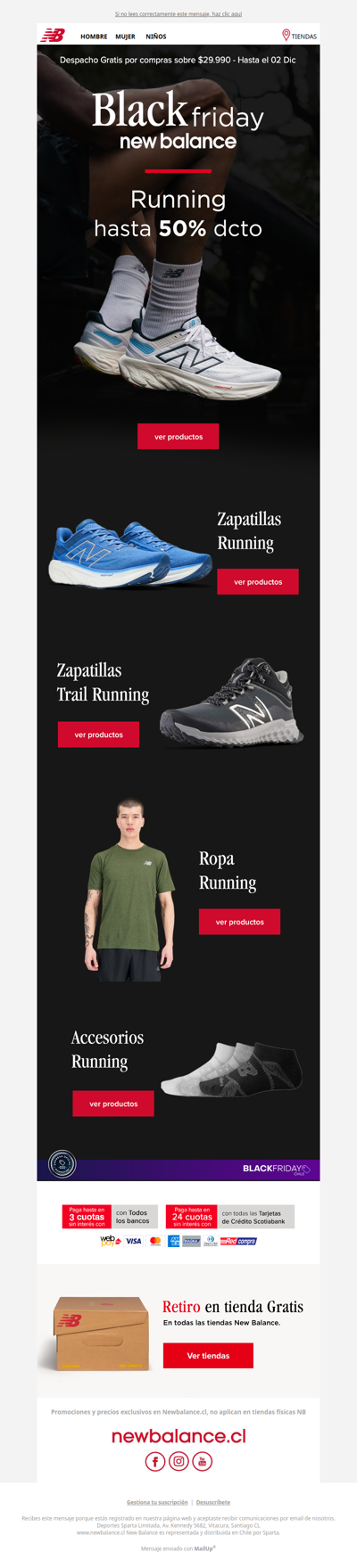 BLACK RUNNING🏃‍♂️🏃‍♀️Hasta 50%- Corre hacia las mejores ofertas