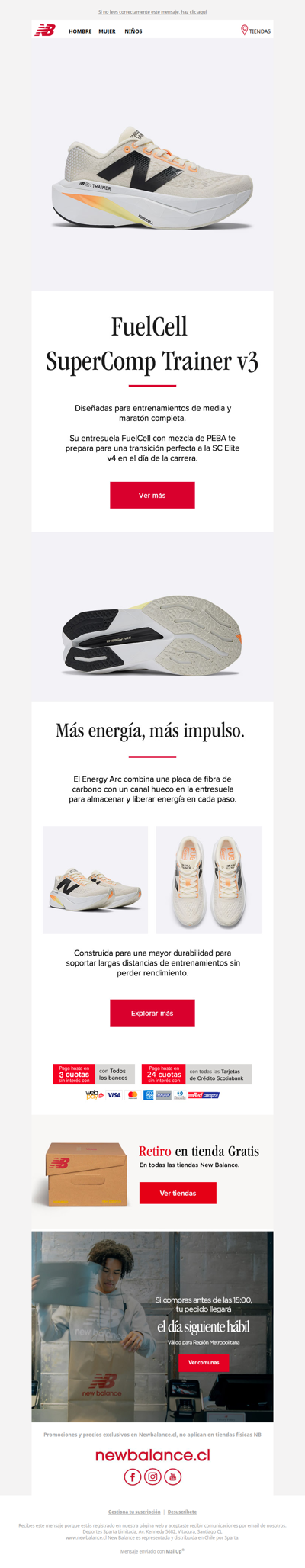 Nuevas Trainer V3🏃🏻👟Más energía, más impulso