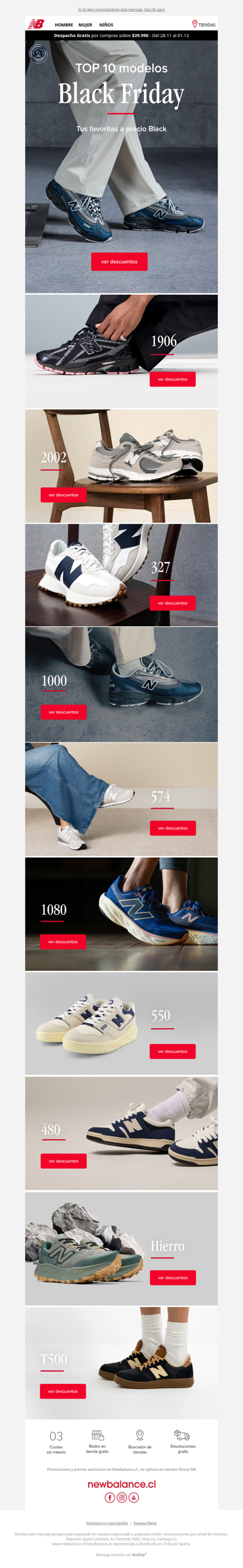 👟Top 10 Black Friday: los modelos más vendidos antes de que se agoten 🔥