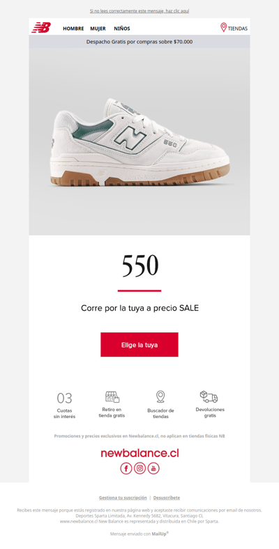 Zapatillas 550 a Precio Sale🔥
