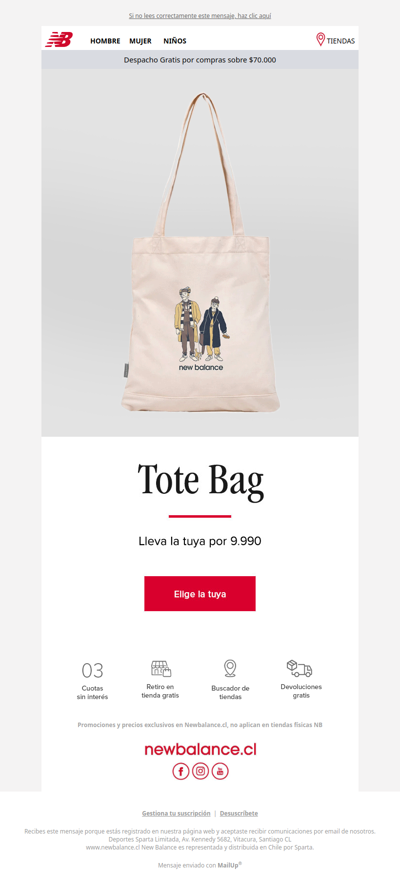 Tote bags por $9.990