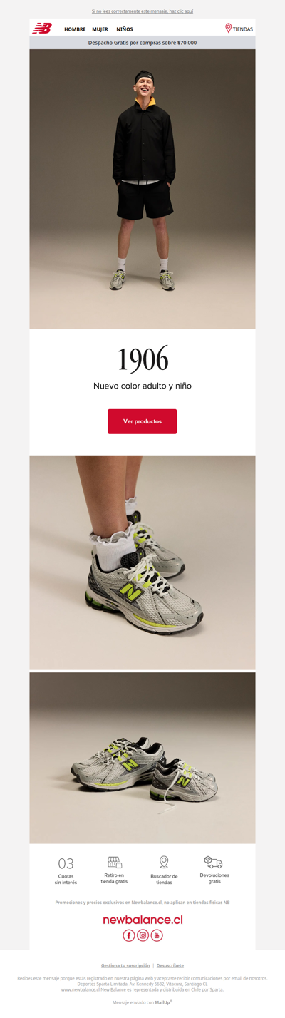 Zapatillas 1906👟Pack adulto y niño