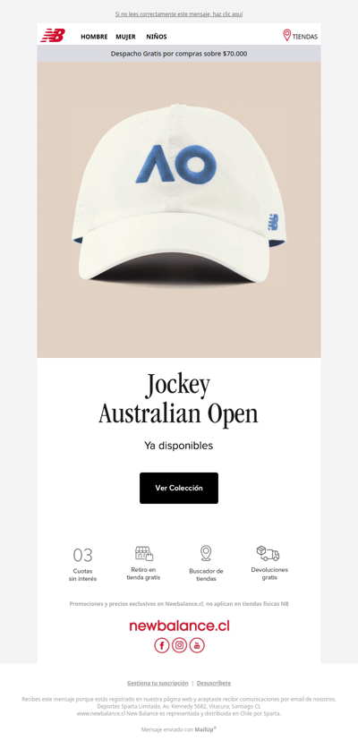 Jockey Australian Open🎾 ¡Ya disponibles!