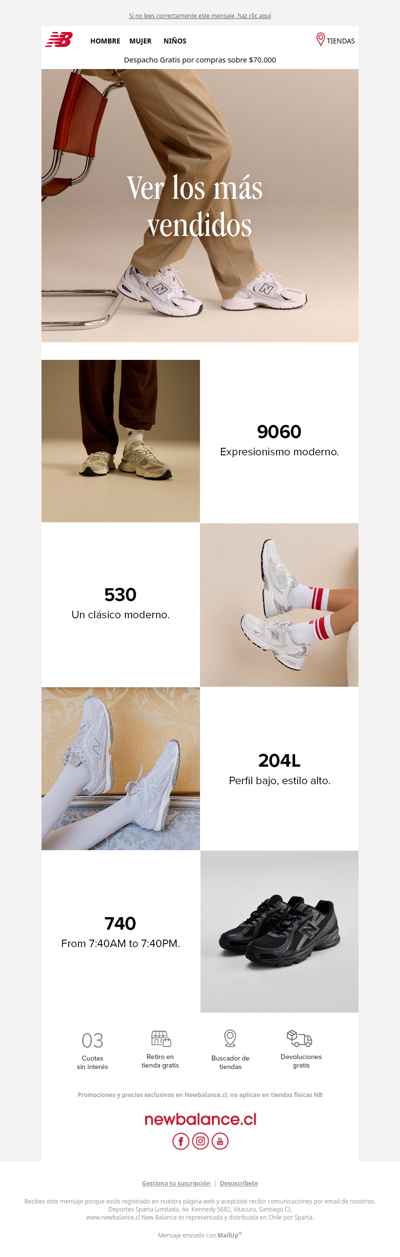 Best Sellers👟Nuestras más vendidas en lifestyle