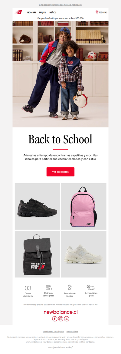 🎒👟Que no te pille marzo: equípate hoy