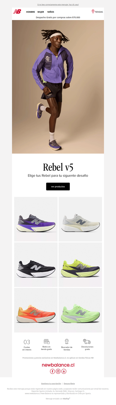 REBEL V5🏃‍♂️Las zapatillas para tu siguiente meta
