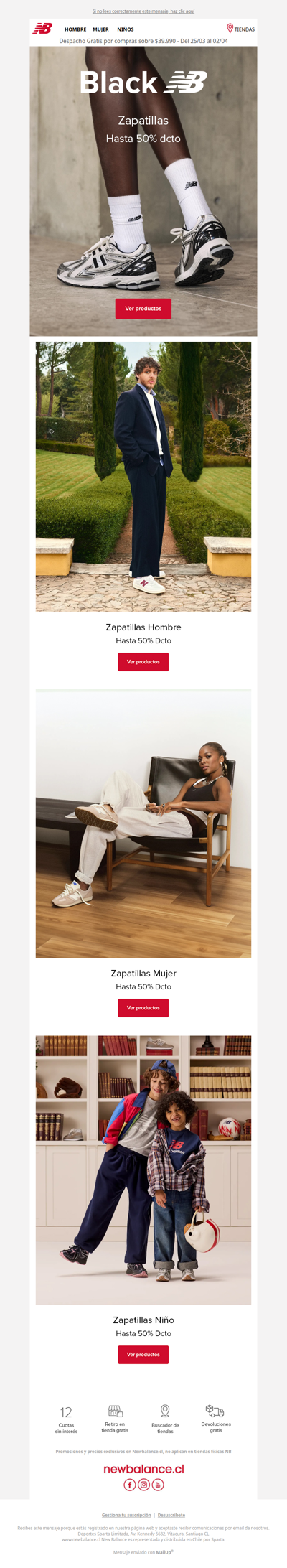 Black Zapatillas🤯Hasta 50% dcto