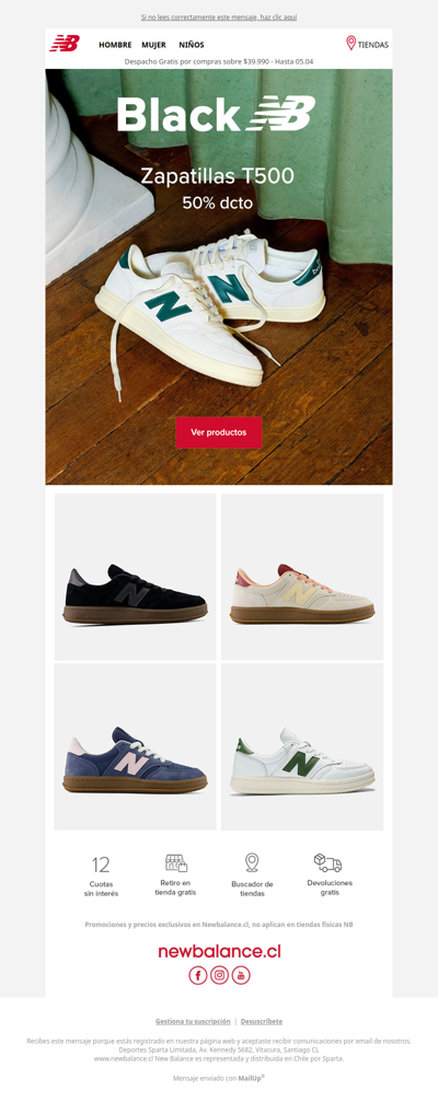 BLACK: 50% dcto las T500🔝