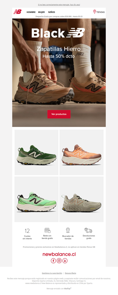 BLACK⛰️Hasta 50% Dcto Trail Hierro