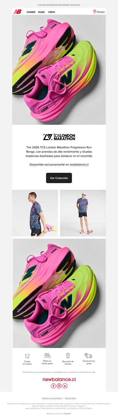 Maratón Londres 2026 Colección Exclusiva Newbalance.cl