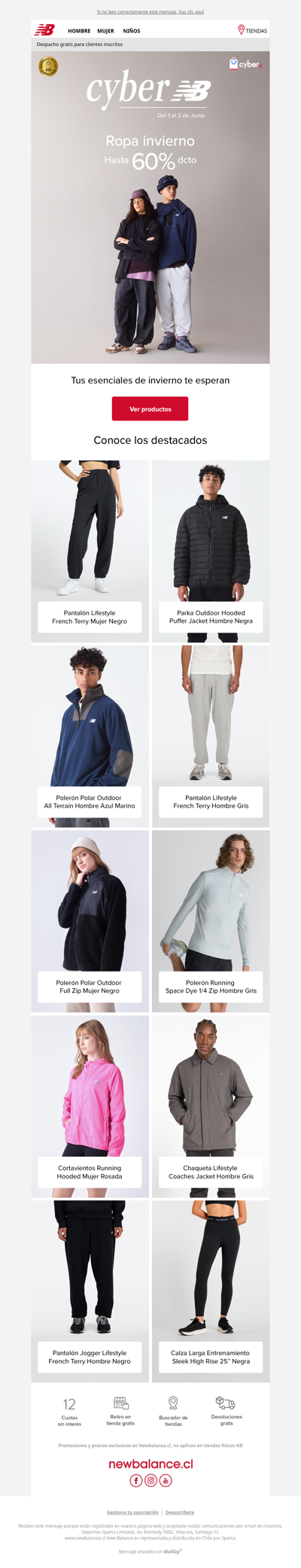 Cyber❄️Ropa Invierno hasta 60% OFF