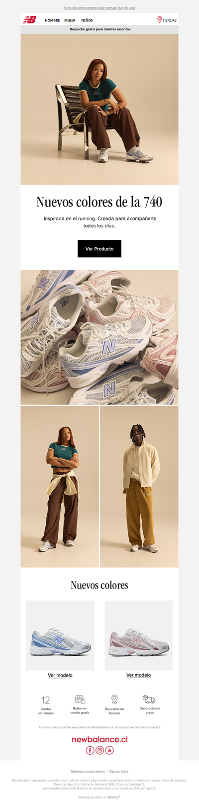 740: nuevos colores disponibles
