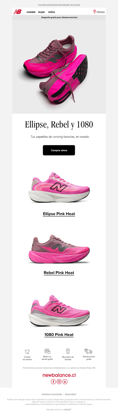 Zapatillas de running rosadas🩷