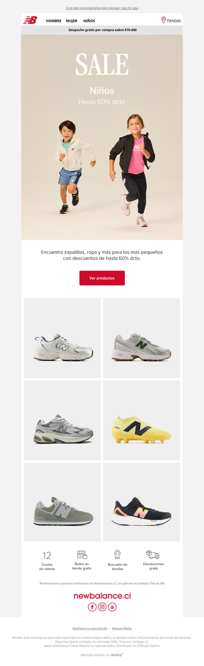 Hasta 60% OFF para los más pequeños🚨