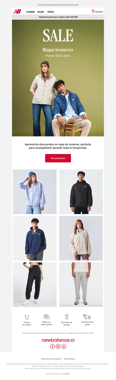SALE ropa de invierno: hasta 60% OFF❄️