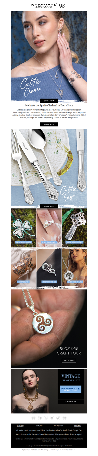 Celtic Charm 🇮🇪☘️ Bring Ireland Home: Jewellery, Cutlery & Unique Gifts