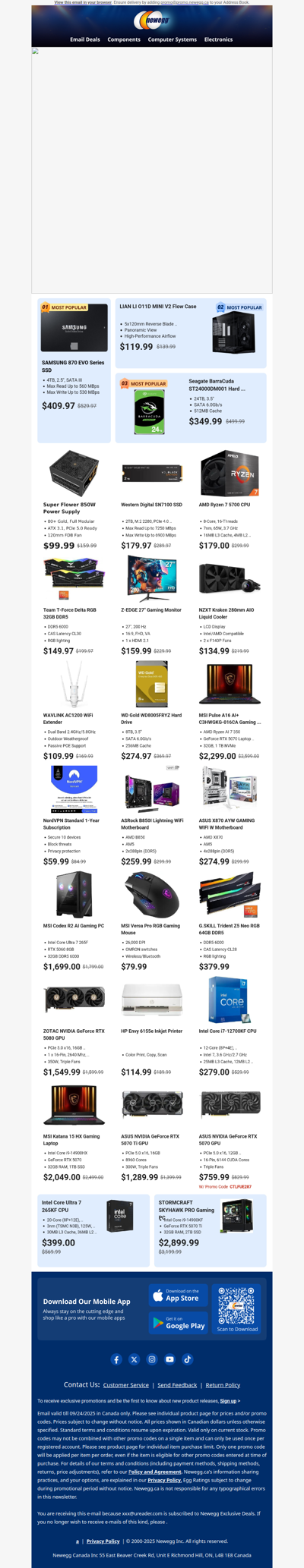 $250 Discount on Intel Core i7 CPU - Limited Time Offer!