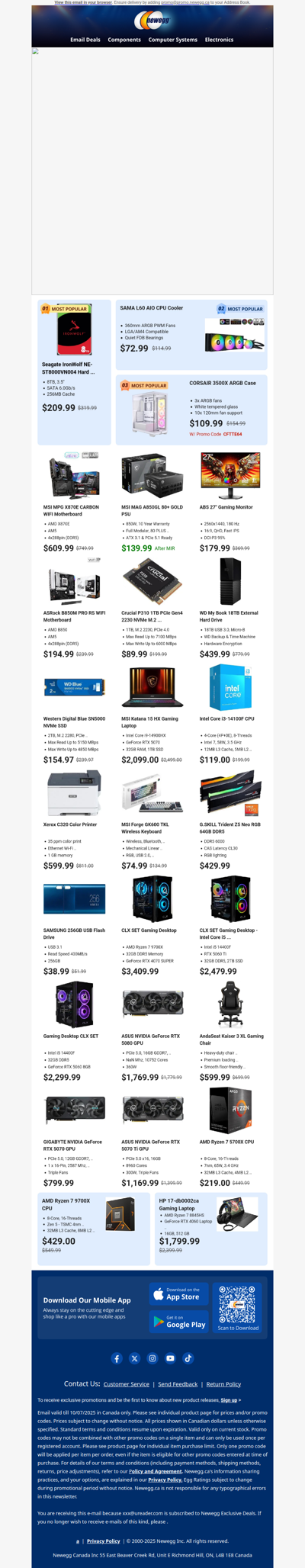 Upgrade Your Gaming Setup 🎮 with Seagate IronWolf 8TB & MSI MPG X870E!