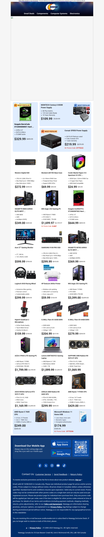 Upgrade Your Storage Game 💾 with Seagate BarraCuda & WD_BLACK SSD!