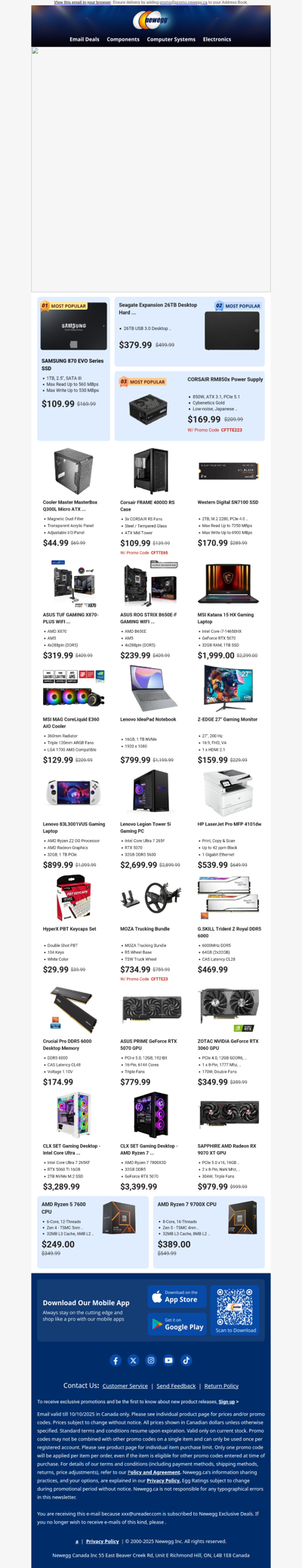 Save $160 on AMD Ryzen 7 9700X - Shop Now and Save!