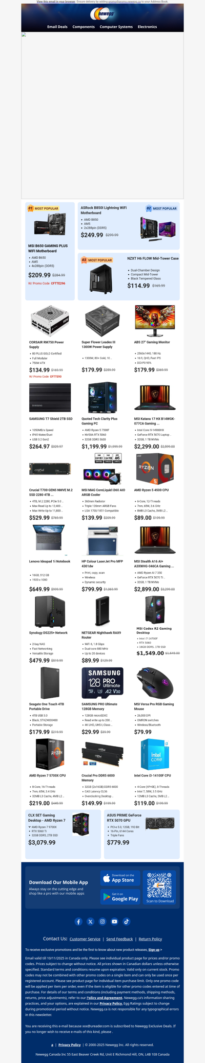 🔥 $209.99 on MSI B650 Gaming Plus Motherboard – Unbeatable Deal! 💥