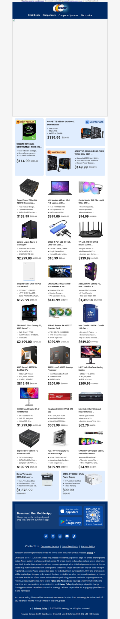 💪 $114.99! Seagate 4TB Hard Drive 🔥