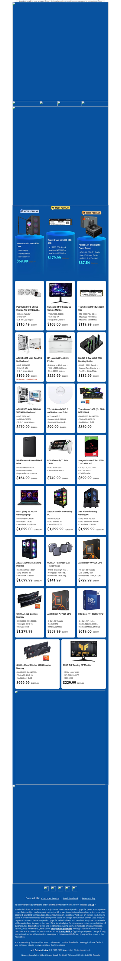 $179.99 Team Group NV5000 SSD! $168.00 Samsung 24