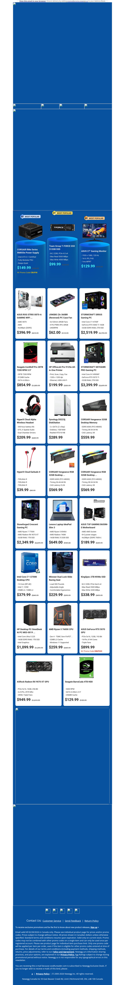 $99.99 Team Group T-FORCE G50 SSD! $129.99 ASUS 27