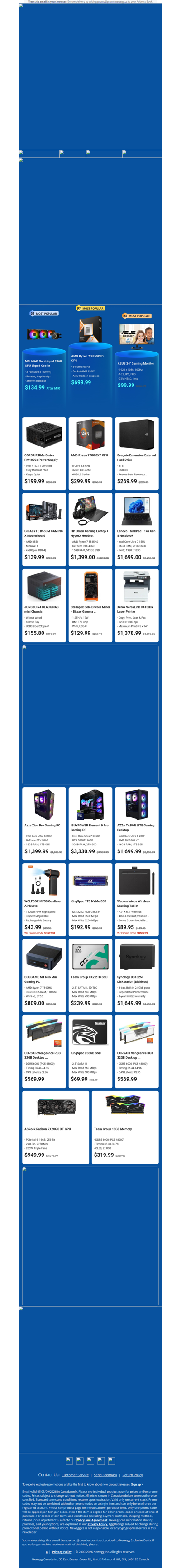 $699.99 AMD Ryzen 7 9850X3D Processor! $99.99 ASUS 24