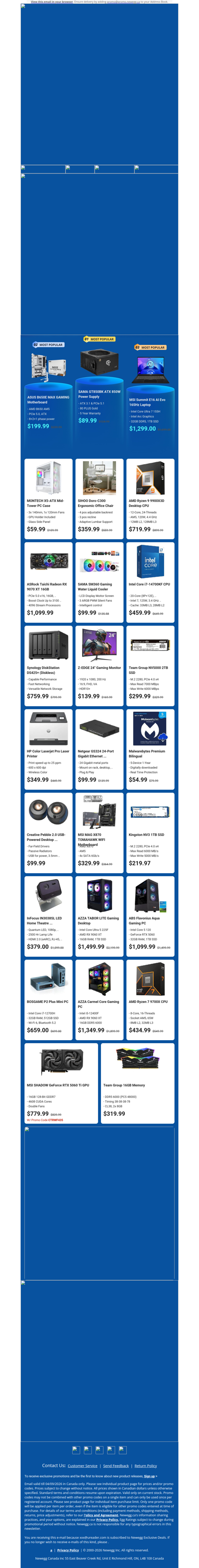 $1299.00 MSI Summit E16 Laptop! $719.99 AMD Ryzen 9 CPU!