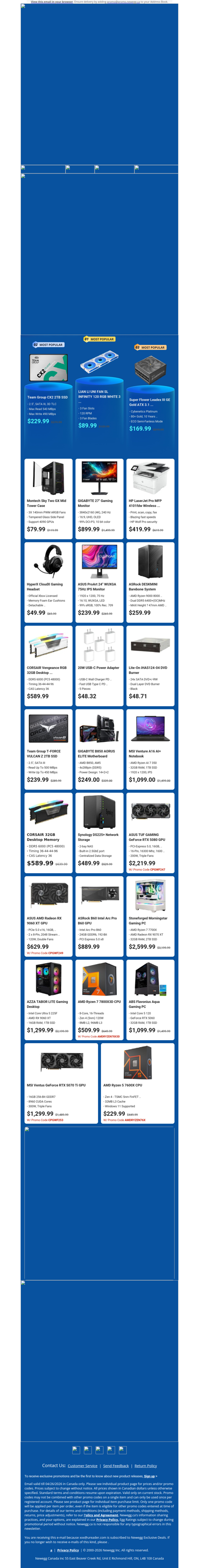 $229.99 Team Group CX2 SSD! $899.99 GIGABYTE 27